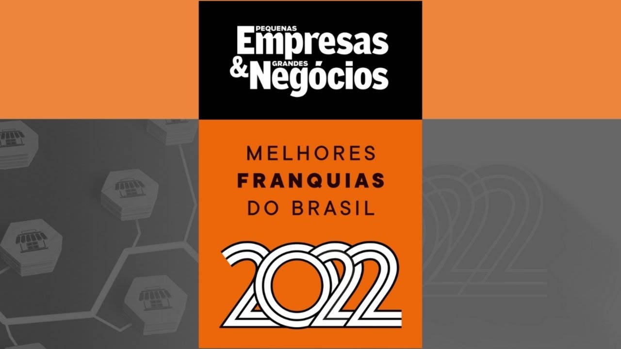 Selo da premiação PEGN melhores franquias